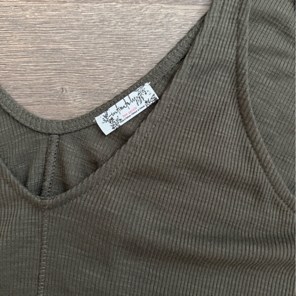 Free People Ribbed Flowy Tank - Picture 2 of 6
